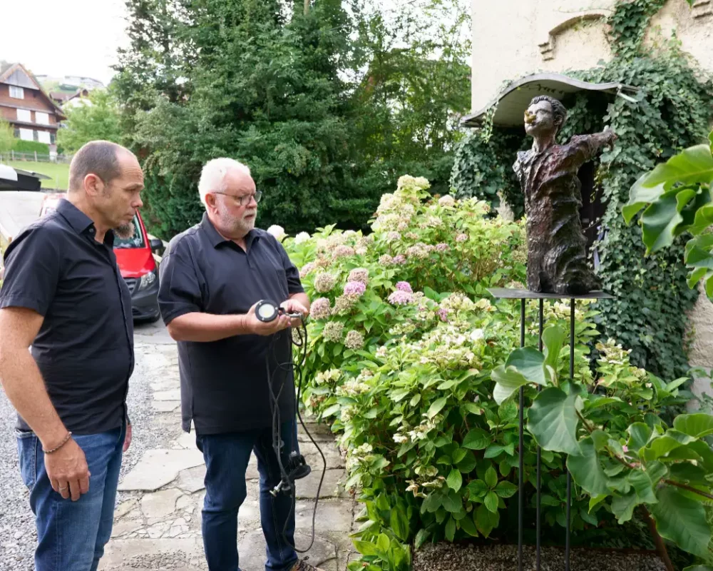 Ewald Hotz und Bernhard Fritz